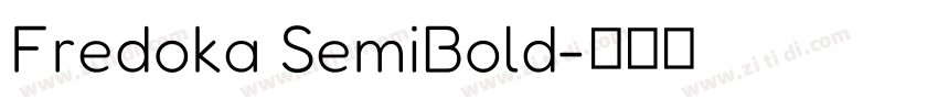 Fredoka SemiBold字体转换 Fredoka SemiBold字体转换